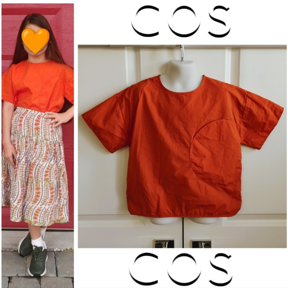COS Orange Blouse